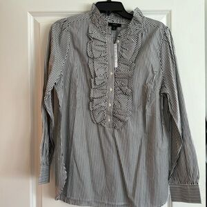 NWT JCrew women’s ruffle blouse size M